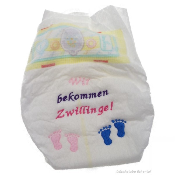 Windel Wir bekommen Zwillinge!